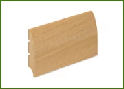 Listwa przypodłogowa MDF okleinowana fornirem dębowym nielakierowana 80 x 16 PLUS – wilgocioodporny